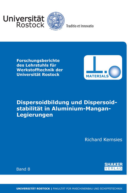 Dispersoidbildung Und Dispersoidstabilitat In Von Richard H Kemsies Isbn 978 3 8440 6857 3 Fachbuch Online Kaufen Lehmanns De