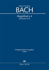 Magnificat a 4 (Klavierauszug) - Johann Christian Bach