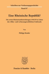 Eine Rheinische Republik? - Philipp Bender