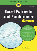 Excel Formeln und Funktionen für Dummies - Ken Bluttman