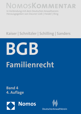 Bürgerliches Gesetzbuch: Familienrecht - 