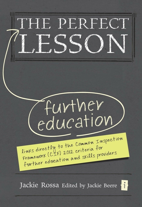 The Perfect Further Education Lesson - Jackie Rossa