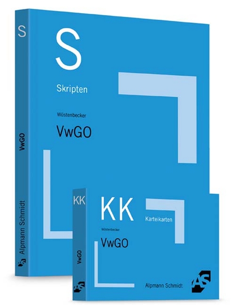 Bundle Wüstenbecker, Skript VwGO + Wüstenbecker, Karteikarten VwGO