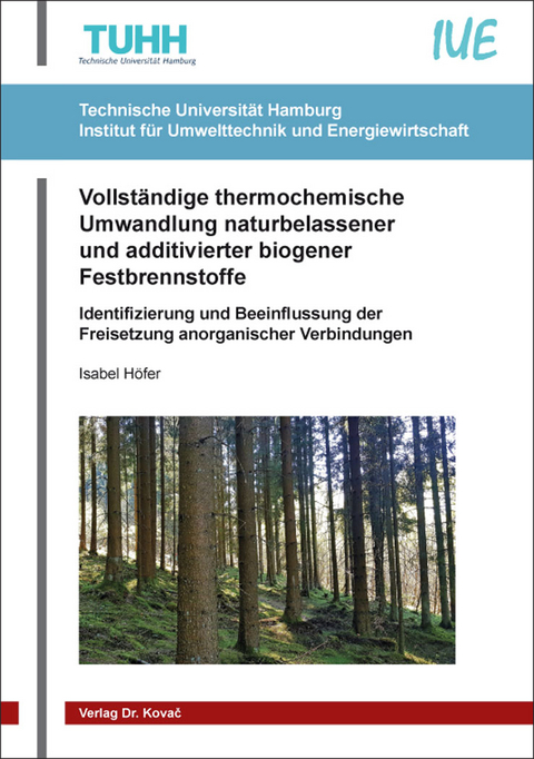 Vollständige thermochemische Umwandlung naturbelassener und additivierter biogener Festbrennstoffe - Isabel Höfer