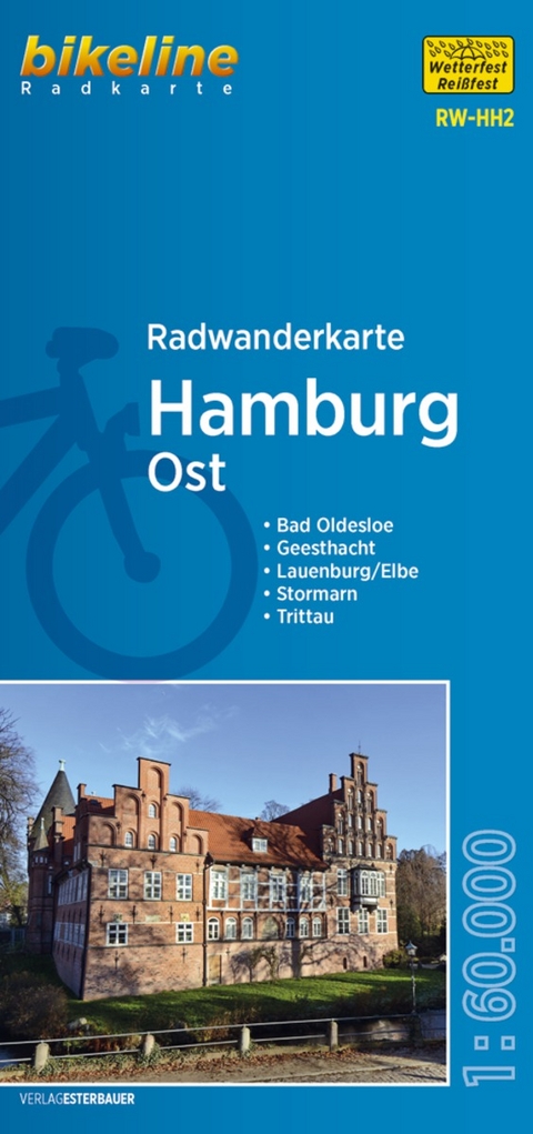 Radwanderkarte Hamburg Ost RW-HH2 - 