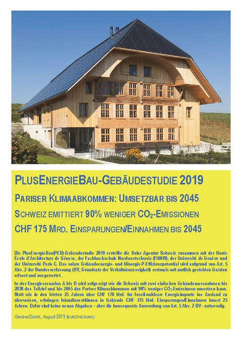 PlusEnergieBau-Gebäudestudie 2019 - Gallus Cadonau