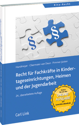 Recht für Fachkräfte in Kindertageseinrichtungen, Heimen und der Jugendarbeit - Hundmeyer, Simon; Obermaier-van Deun, Peter; Pimmer-Jüsten, Burghard