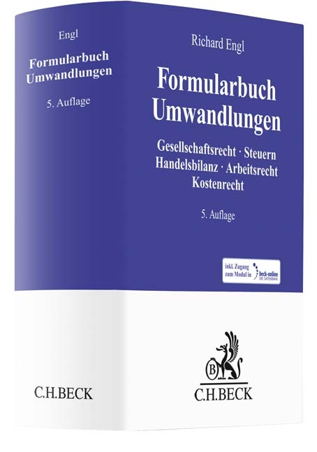 Formularbuch Umwandlungen - 