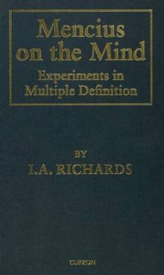 Mencius on the Mind -  I. A. Richards