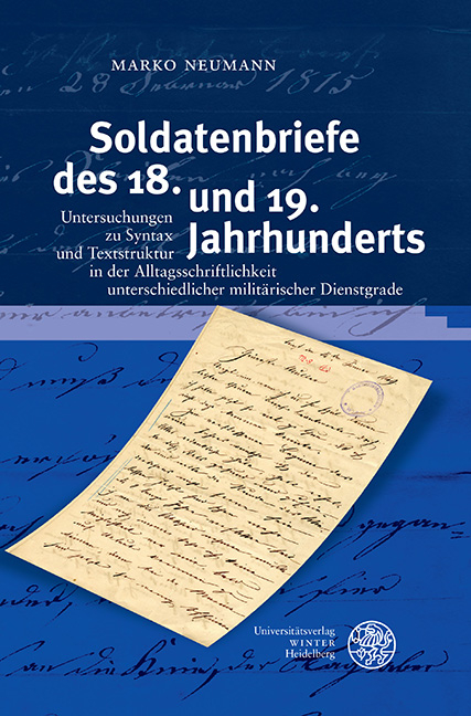 Soldatenbriefe des 18. und 19. Jahrhunderts - Marko Neumann