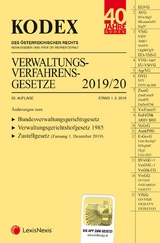 KODEX Verwaltungsverfahrensgesetze (AVG) 2019/20 - 