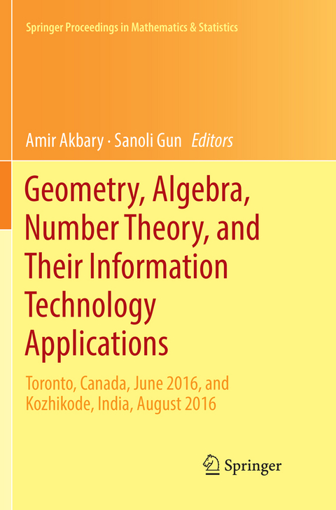 Geometry, Algebra, Number Theory, and Their Information Technology Applications - 