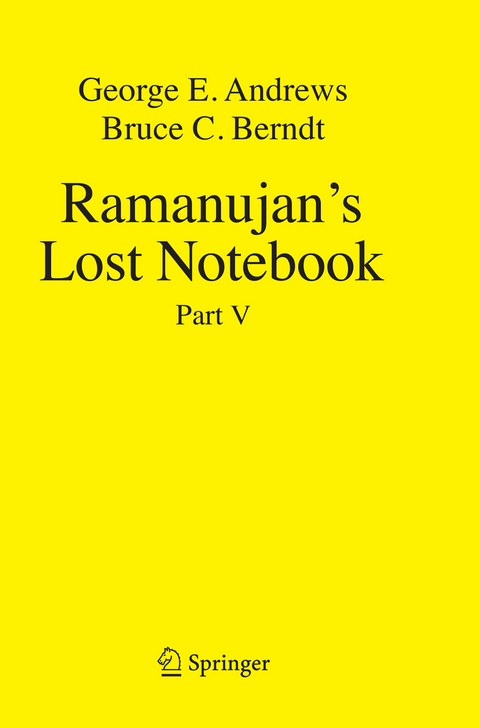 Ramanujan's Lost Notebook - George E. Andrews, Bruce C. Berndt