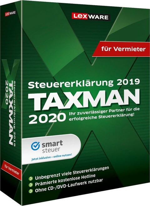 TAXMAN 2020 für Vermieter