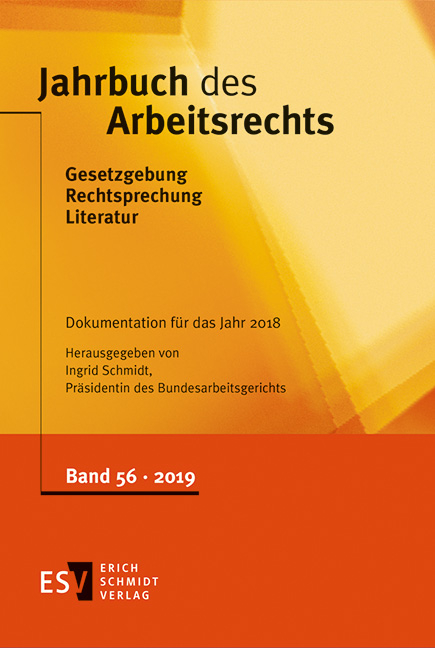 Jahrbuch des Arbeitsrechts - 
