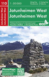 Jotunheimen West, Wander - Radkarte 1 : 50 000 - 