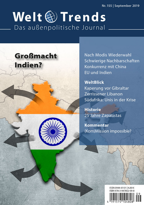 Großmacht Indien? - Sandra Destradi, Karin Kulow, Hans-Jochen Luhmann, Stefan Mentschel, Joachim Poweleit, Sabine Ruß-Sattar, Wilfried Schreiber, Ulrich van der Heyden, Christian Wagner, Jochen Weichold, Lothar Winter, Shazia Aziz Wülbers, Raina Zimmering