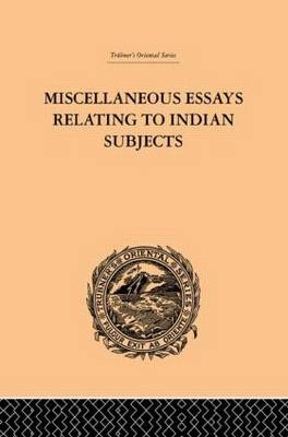 Miscellaneous Essays Relating to Indian Subjects -  Brian Houghton Hodgson
