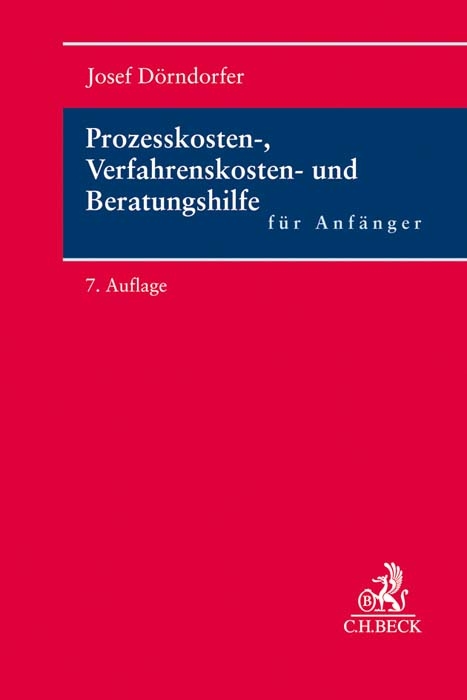 Prozesskosten-, Verfahrenskosten- Und Beratungshilfe… Von Josef ...