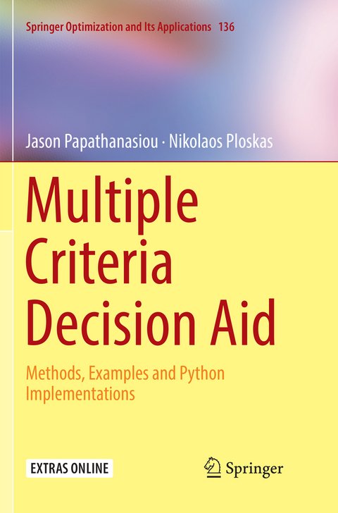 Multiple Criteria Decision Aid - Jason Papathanasiou, Nikolaos Ploskas