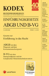 KODEX Einführungsgesetze ABGB und B-VG 2019/20 - Doralt, Werner