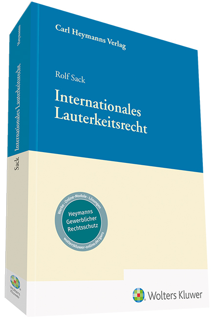 Internationales Lauterkeitsrecht - Rolf Sack