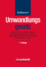 Umwandlungsgesetz - Kallmeyer