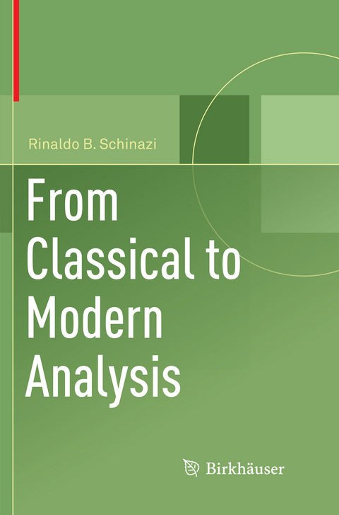 From Classical to Modern Analysis - Rinaldo B. Schinazi