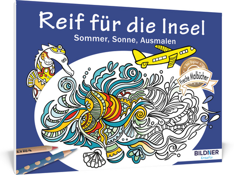 Malbuch für Erwachsene: Reif für die Insel