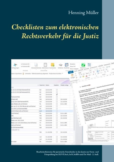 Checklisten zum elektronischen Rechtsverkehr für die Justiz - Henning Müller