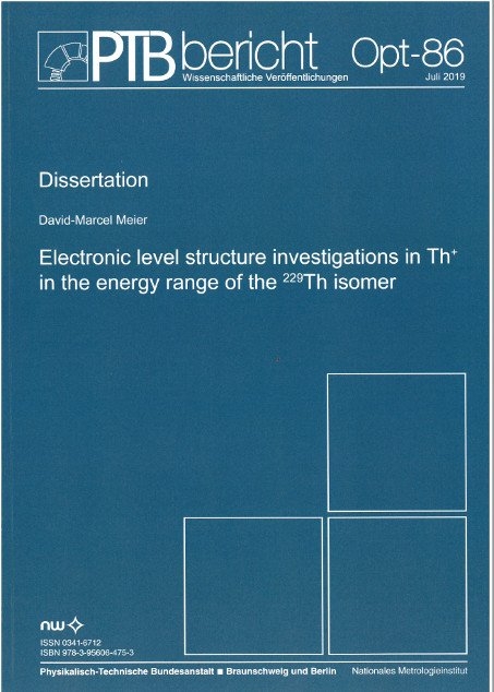 Electronic level structure investigations in Th+ in the energy range of the 229Th isomer - David-Marcel Meier