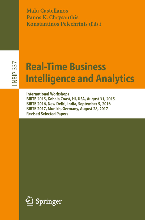 Real-Time Business Intelligence and Analytics - 