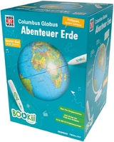 BOOKii WAS IST WAS Columbus Globus "Abenteuer Erde" - Dr. Manfred Baur, Robert Saemann-Ischenko