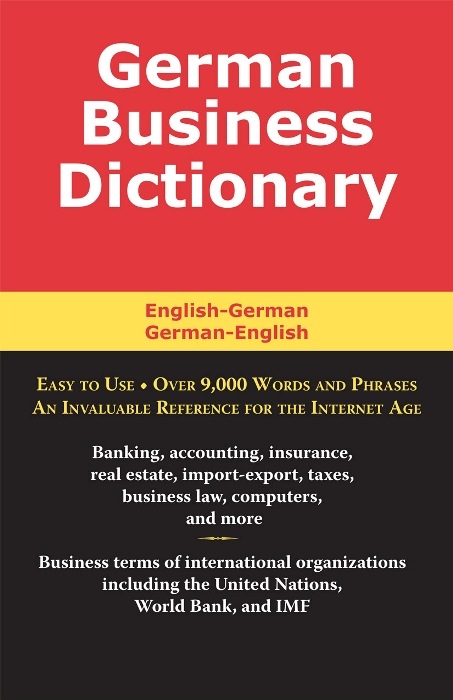 German Business Dictionary -  Morry Sofer