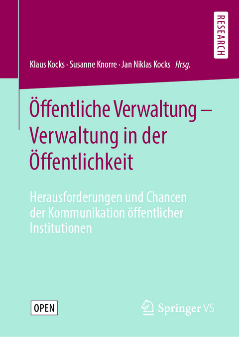 Öffentliche Verwaltung – Verwaltung in der Öffentlichkeit - 