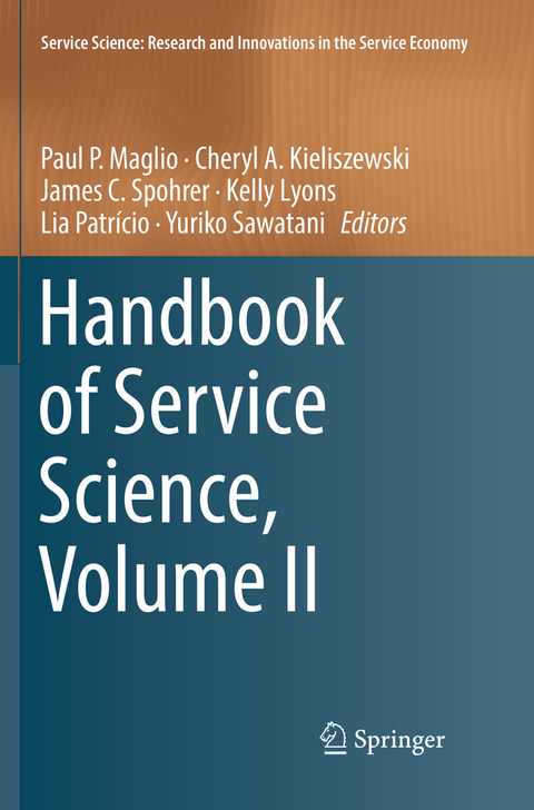 Handbook of Service Science, Volume II - 