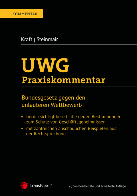 UWG - Praxiskommentar - Rainer Maria Kraft, Boris Steinmair