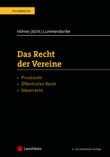 Das Recht der Vereine - Thomas Höhne, Gerhard Jöchl, Andreas Lummerstorfer