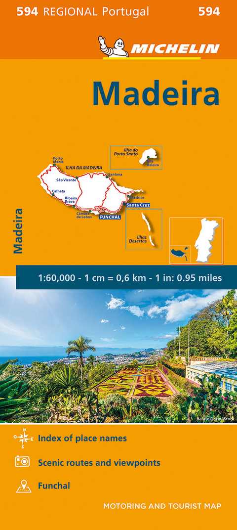 Madeira - Michelin Regional Map 594