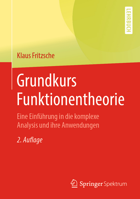 Grundkurs Funktionentheorie - Klaus Fritzsche