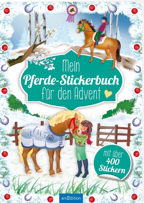 Mein Pferde-Stickerbuch für den Advent