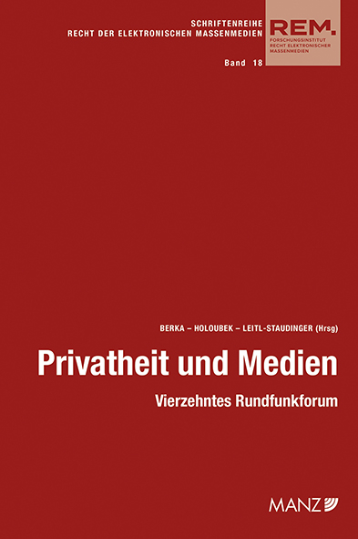 Privatheit und Medien - 