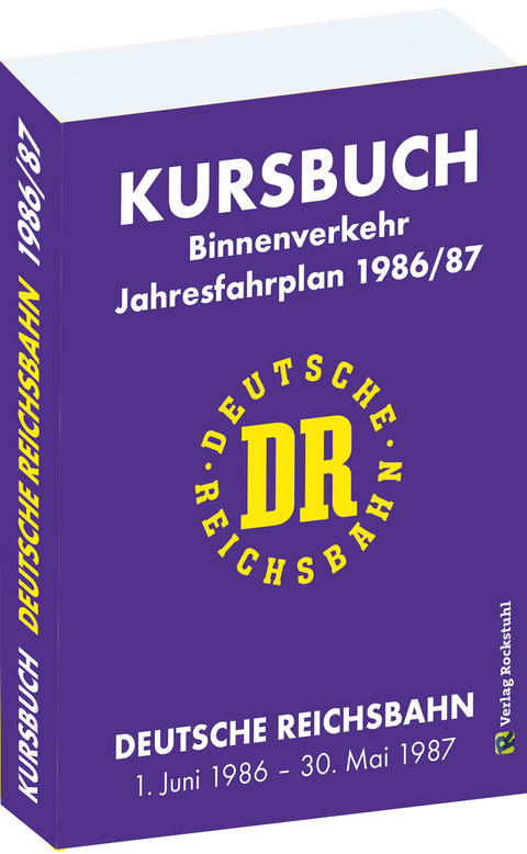 Kursbuch der Deutschen Reichsbahn 1986/1987 - 