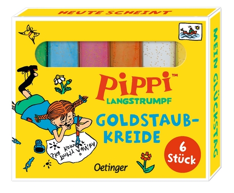 Pippi Langstrumpf. Goldstaubkreide - Astrid Lindgren