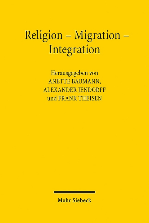 Religion - Migration - Integration - 