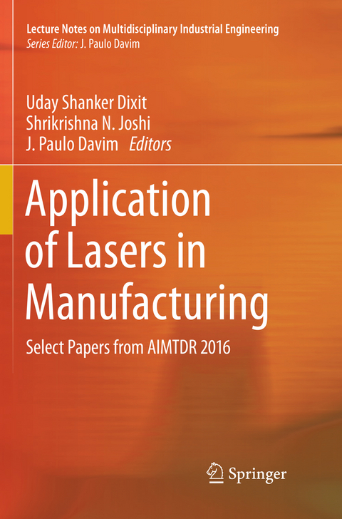 Application of Lasers in Manufacturing - 