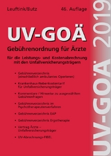 UV-GOÄ Gebührenordnung für Ärzte für die Leistungs- und Kostenabrechnung mit den Unfallversicherungsträgern incl. Abrechnungsfibel + CD - Leuftink, Detlef