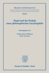 Hegel und das Projekt einer philosophischen Enzyklopädie. - 