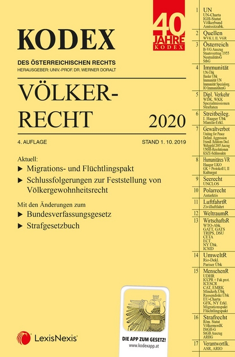 KODEX Völkerrecht 2020 - 