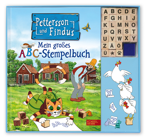 Pettersson und Findus: Mein großes ABC-Stempelbuch - Sven Nordqvist